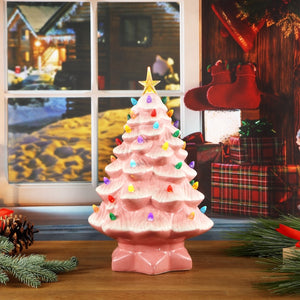 14" Nostalgic Tree- Pink