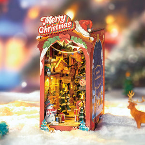 Christmas Street Scene - DIY Book Nook Kit