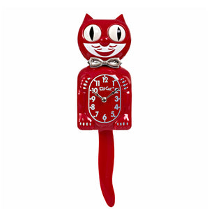 Retro Red Kitchen Edition Kit-Cat Klock