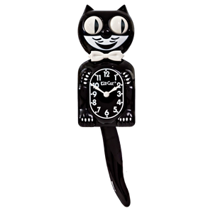 Classic Black Kit Cat Klock