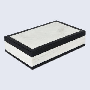 Md. Black & White Decorative Box