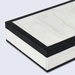 Md. Black & White Decorative Box