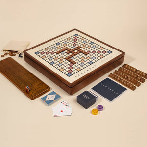 3-in-1 Game Collection: Scrabble, Trivial Pursuit & Cribbage