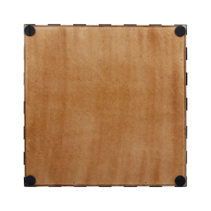 Check Black & White Decorative Tray 12x12 inch