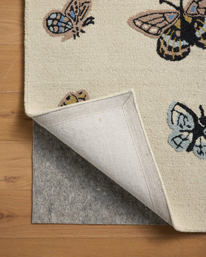 Highgrove Butterfly Rug (in Teal or Cream)