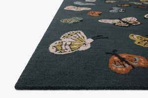 Highgrove Butterfly Rug (in Teal or Cream)
