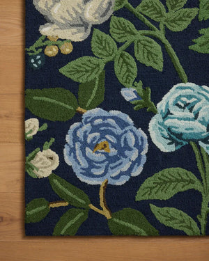Highgrove Garden Rug (in Mint or Navy)