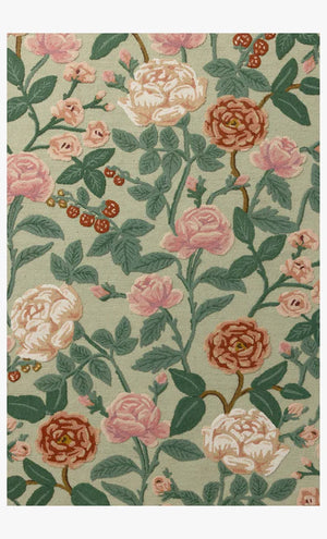 Highgrove Garden Rug (in Mint or Navy)