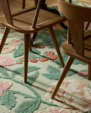 Highgrove Garden Rug (in Mint or Navy)