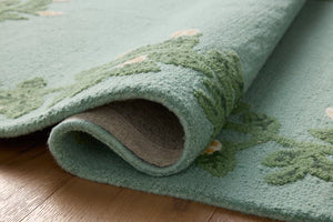 Highgrove Garland Rug (in Blue or Cream)