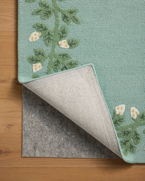 Highgrove Garland Rug (in Blue or Cream)
