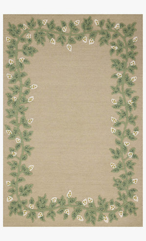 Highgrove Garland Rug (in Blue or Cream)