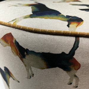 Drum Ottoman - Dogs