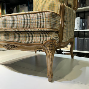 Plaid Bergère Chair