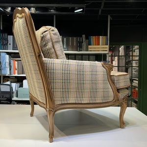 Plaid Bergère Chair