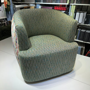 Tofino in Chevron Tweed with Cut Velvet