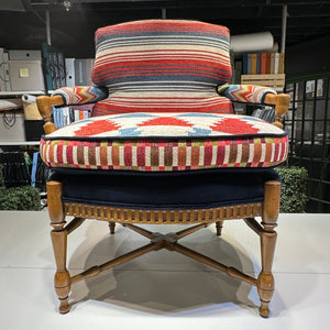 Two-Of-A-Kind Chair & Ottoman Set