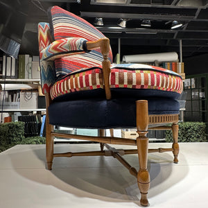 Two-Of-A-Kind Chair & Ottoman Set