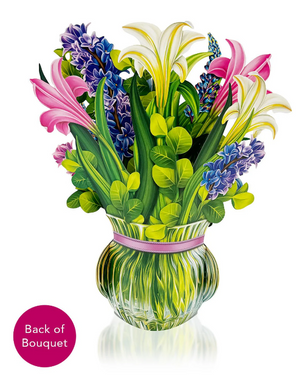 Lillies and Lupines Pop-Up Bouquet