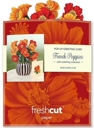 Mini French Poppy Blossom Pop-Up Bouquet