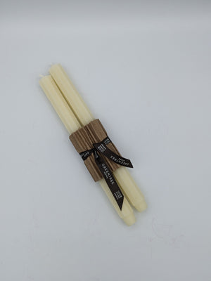 Fluted Church Beeswax Taper Candles