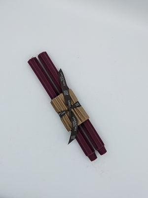 Fluted Church Beeswax Taper Candles
