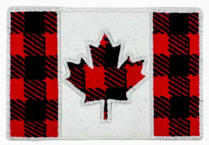 Canada Flag iron-on embroidery patch