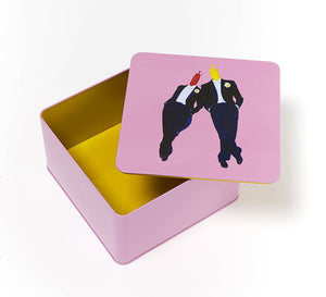 Ketch & Mout Square metal box