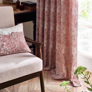 Marigold Embroidered Cushion Russet