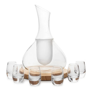 Sake Carafe Set - 6 Glasses
