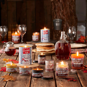 Maple Syrup Candle in Amber Glass