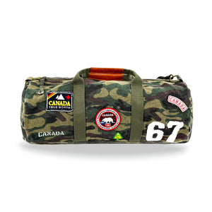CANADA CAMOUFLAGE CANVAS DUFFEL BAG