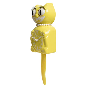 Spring Daffodil Lady Kit-Cat Klock