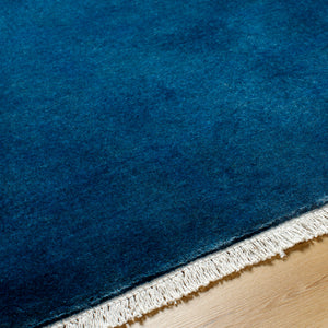 Evergreen Rug in Indigo Ink