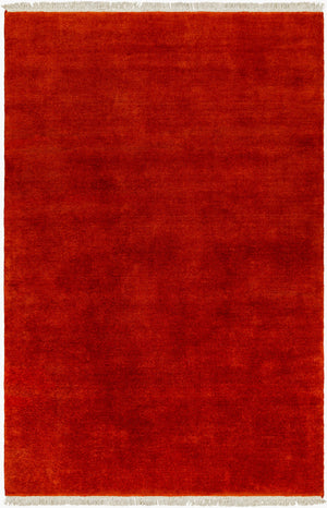 Evergreen Rug in Ruby Red