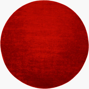 Evergreen Rug in Ruby Red