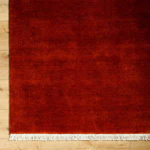 Evergreen Rug in Ruby Red