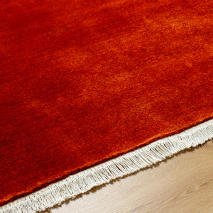 Evergreen Rug in Scarlet