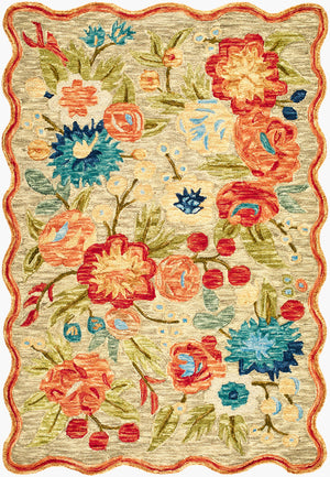 Garden Festival Rug in Taupe