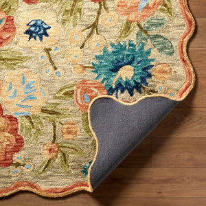 Garden Festival Rug in Taupe