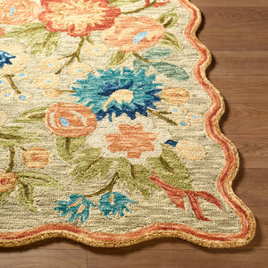 Garden Festival Rug in Taupe