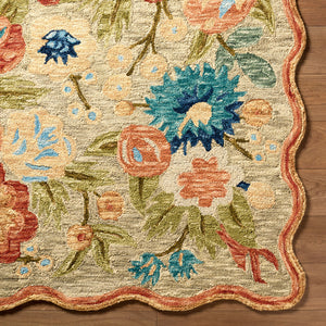 Garden Festival Rug in Taupe
