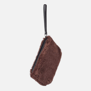 Shearling Clutch Bag