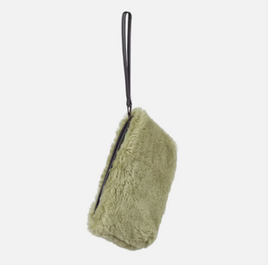 Shearling Clutch Bag