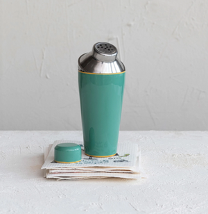 Turquoise Cocktail Shaker