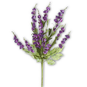 Faux Lavender Spray with Eva Foliage