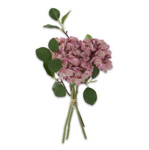 'Real Touch' Hydrangea Bundle (4 Stem) in White or Dark Pink