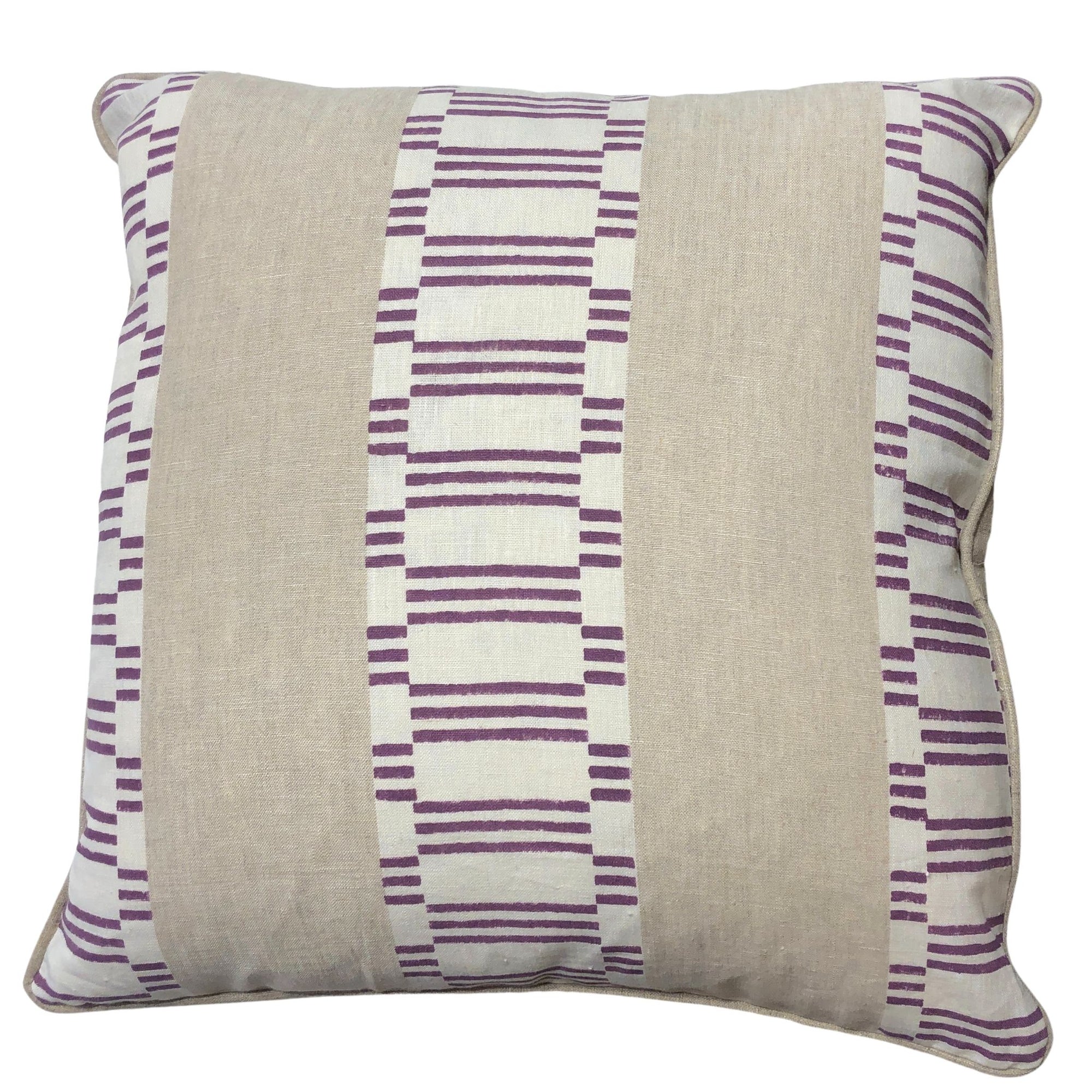 Stripe Pillow - Purple