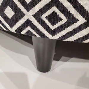 close up of sofa leg