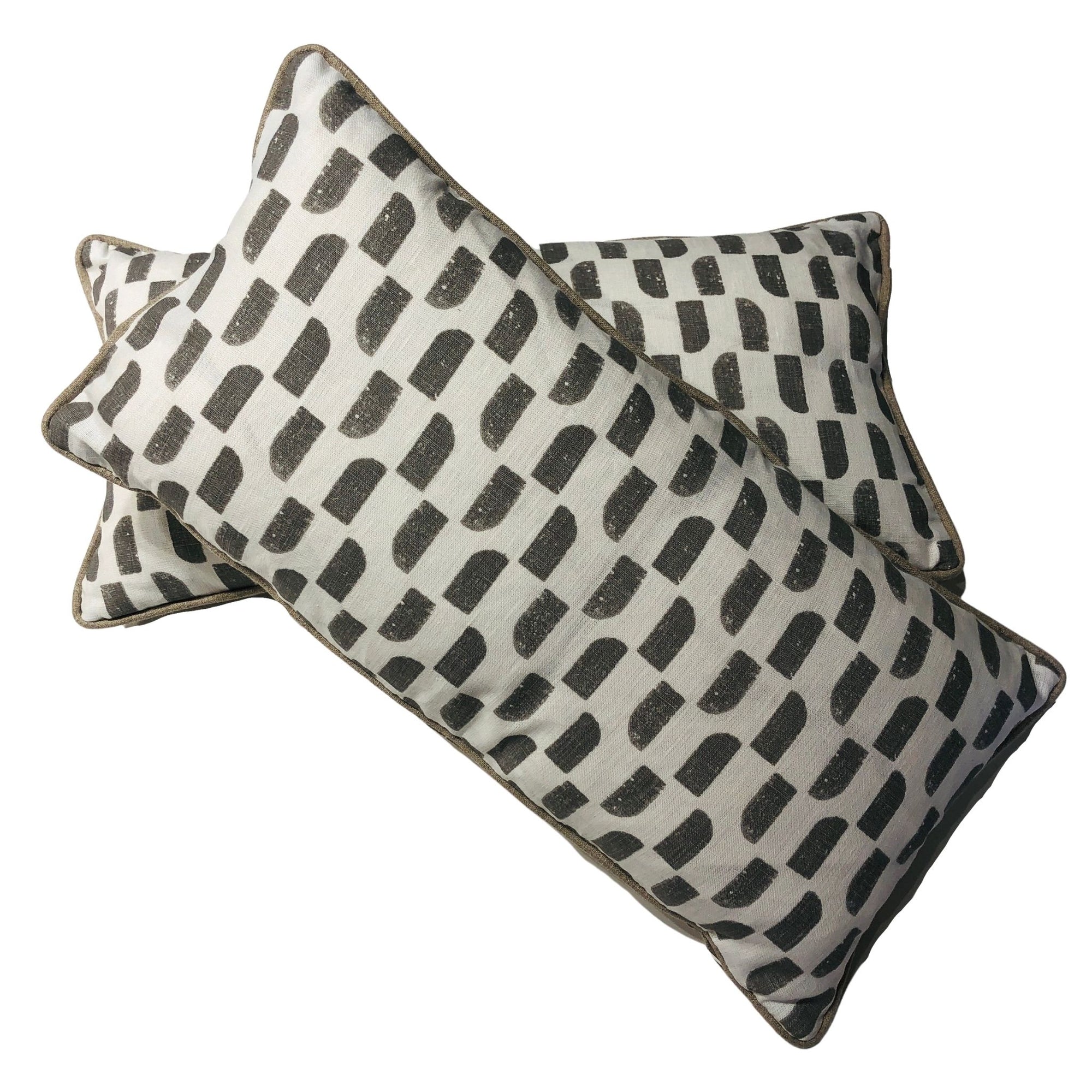 Nippon Lumbar Pillow - Grey